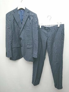 * THE SUIT COMPANY unlined in the back 2B single suit setup top and bottom size 170cm-6Drop navy gray series men's P