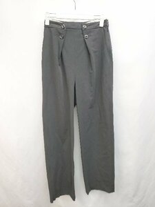 ◇ AMERI アメリ LAPEL TAPERED PANTS ウエストゴム パンツ サイズS ダークグレー レディース P