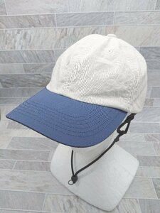 ◇ DAIWA PIER39 ダイワピア39 Tech 6Panel cap キャップ 帽子 ベージュ ブルー サイズF メンズ レディース P