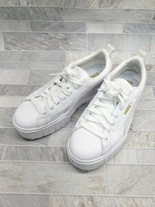 ◇ PUMA プーマ 381983-13 厚底 スニーカー シューズ サイズ24.5 ホワイト レディース P