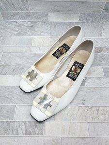* MIHAMAmi - ma квадратное tu дизайн low каблук туфли-лодочки размер 24 "теплый" белый серия женский P
