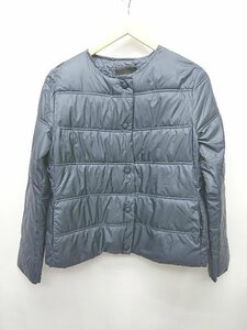 ◇ ZARA ザラ 軽量 中綿 長袖 ブルゾン ジャンパー サイズM ネイビー メンズ P