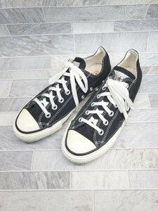 ◇ converse コンバース ローカット レースアップ スニーカー シューズ サイズ6 1/2 ブラック レディース P