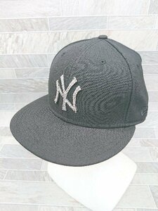 ◇ NEW ERA ニューエラ ラインストーン 59fifty キャップ 帽子 ブラック サイズ7 1/4 メンズ P