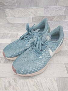 ◇ NIKE ナイキ エア ズーム ペガサス 35 942855 403 スニーカー シューズ サイズ24.5 ライトブルー系 レディース P