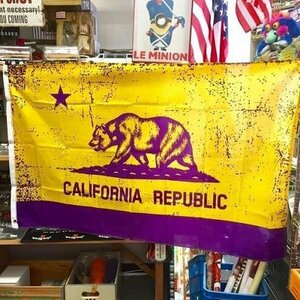 カリフォルニアベア　CALIFORNIA REPUBLIC 限定カラー　ブラック　ガレージ雑貨 アメリカン雑貨 アメリカ雑貨 アメ雑