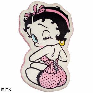 Art hand Auction ベティちゃん ベティブープBetty Boop ダイカットクッション (振り向き) アメリカン雑貨 アメリカ雑貨 ベティ, ハンドメイド作品, インテリア, 雑貨, クッション