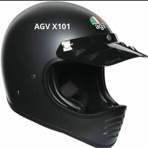 AGV X101 XL 新品未使用　マットブラック　バイザー付　ヘルメット