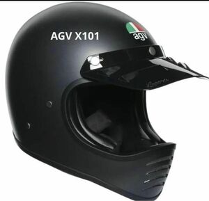 AGV X101 XL 新品未使用　マットブラック　バイザー付　ヘルメット