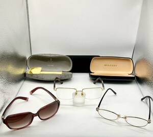 ..(PEY183) солнцезащитные очки . суммировать Cartier/Calvin Klein/BVLGARI с футляром б/у товар compact размер 