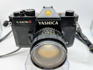 Воскресение (Siy74) 1 иен начинается! SLR -пленка камера Yashika Yashika TL Electro X Body+Lens Lens Shutter подтвержден подержанный пункт 60 размер