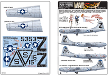 Kits-World(172222)1/72 B-29 スーパーフォートレス 'The Ancient Mariner'他用デカール_画像1