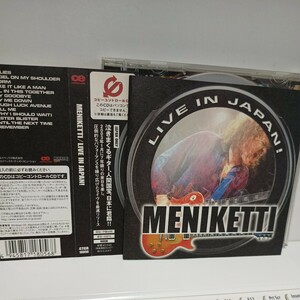 MENIKETTI「LIVE IN JAPAN」国内盤　帯付き　Y&T