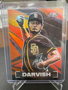 Yu Darvish San Diego Padres 2021 Topps Fire Orange Parallel Card 266/299 ダルビッシュ 有 サンディエゴ・パドレス