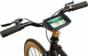 自転車用 スマホホルダー ブラック 防水 iPhone 6 / 6s バイク