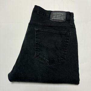 Levi’s リーバイス シグネチャー 94175-0112 ストレッチスキニージーンズ デニムパンツ ブラック W36 L30