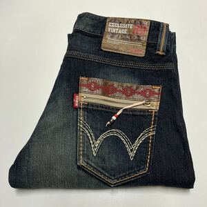 EDWIN Edwin 444XVS Roo z распорка джинсы Denim брюки W36 сделано в Японии 