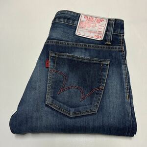 EDWIN Edwin EG503 голубой поездка стрейч джинсы Denim брюки W36 L32 сделано в Японии 