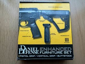 Daniel Defense Enhanced Furniture Set Grip Buttstock Tornado Gray / DD ダニエルディフェンス AR15 トレポン M4 danieldefense マルイ