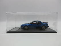 1/43 レジンスペシャリスト　トヨタ 初代MR2 TWIN CAM 16 ミニカー　ブルー_画像2