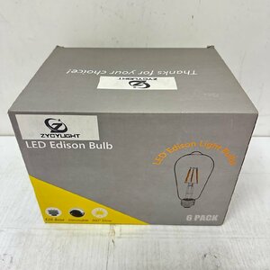 ST64 LED フィラメント電球　AC90-130V E26口金　5個セット　6262