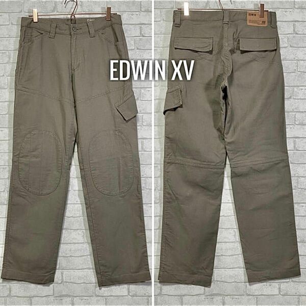 EDWIN XV 膝パッチ ダブルニー ワークパンツ