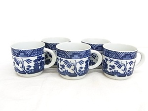 e985　ロシア食器　インペリアル・ポーセリン　imperial porcelain　カップ　５客　USED