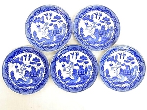 e999　ロシア食器　インペリアル・ポーセリン　imperial porcelain　小皿　ソーサー　５客　USED