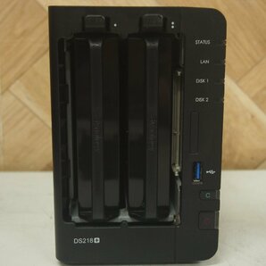 ☆【1K0426-30】 Synology Disk Station DS218+ 12V HDDなし ケースのみ 現状品の画像2