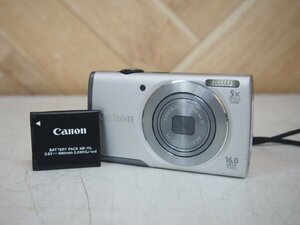 ☆【1K0429-6】 Canon キャノン コンパクトデジタルカメラ PC1898 バッテリー付 16.0MEGA PIXELS A3500 IS 5.0-25.0mm 1:2.8-6.9 現状品