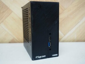 ☆【3K0426-72】 sycom サイコム デスクミニ PC Core i3-10100 H470 ジャンク