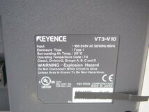 ☆【1H0509-38】 KEYENCE キーエンス タッチパネルディスプレイ VT3-V10 100V ジャンク_画像9