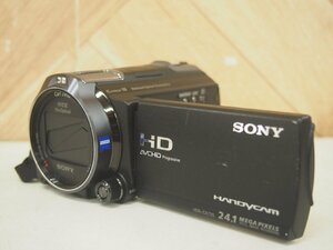 ☆【1K0517-34】 SONY ソニー デジタルビデオカメラ HDR-CX720V 2012年製 バッテリー付き Handycam 24.1MEGA PIXELES 1.8/3.8-38 ジャンク