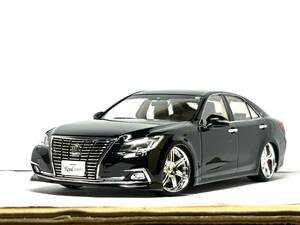 1/24 Aoshima... Toyota 210 Crown latter term Royal saloon... deep rim wheel installation [ black ] urethane clear mirror finish! plastic model final product 