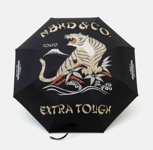 新品 24ss NEIGHBORHOOD TIGERPRINT FOLDING UMBRELLA BLACK ネイバーフッド 傘 アンブレラ 