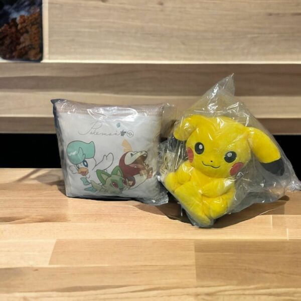 ポケモン　ぬいぐるみ　クッション　ピカチュウ 一番くじ