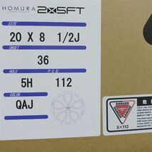 HOMURA 2×5FT 20インチ 4本セット 新品価格◎送料無料 +36 5H/112 RAYS レイズ ホムラ 日本製 JAPAN QUALITY AUDI A5 8T BENZ GLC X253_画像10