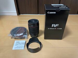 RF24-105mm F4L IS USM 純正プロテクター付き