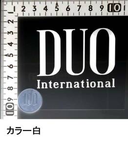 検）転写シール出品中★枚数限定★DUO★小ステッカー★カラー白　 検）DUO　 OSP　リューギ　デプス　deps　ジャッカル　