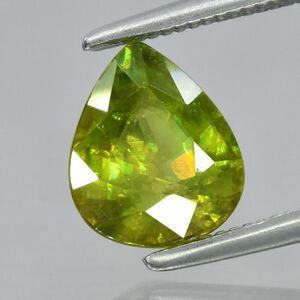 No.498 スフェーン 約1.29ct 約7.4mm×6.2mm マダガスカル産