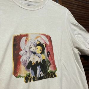 AGBX 1スタ 白 アニメ Tシャツ クールデバイシス COOL DEVICES 美少女 ピンナップガール - 90s 00s ビンテージ 古着 卸