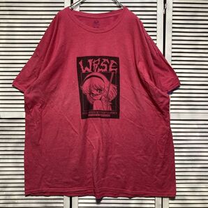 AGDO 1スタ ピンク グロ Tシャツ WISE 自殺 首吊り ピンナップガール 90s 00s ビンテージ アメリカ 古着 ベール 卸 仕入れの画像2
