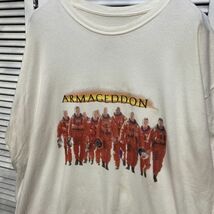 AGGQ 1スタ 白 ムービー Tシャツ アルマゲドン 映画 90s 00s ビンテージ アメリカ 古着 ベール 卸 仕入れ_画像1