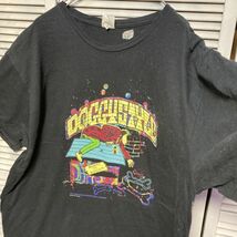 AGII 1スタ 黒 犬 Tシャツ デスローレコード ドギースタイル ドッグ - 90s 00s ビンテージ アメリカ 古着 ベール 卸 仕入れ_画像4