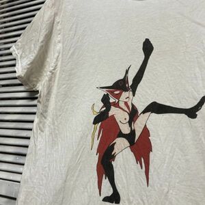 AGJD 1スタ 白 アニメ Tシャツ ドロンジョ ヤッターマン セクシー - 90s 00s ビンテージ アメリカ 古着 ベール 卸 仕入れ