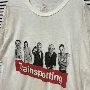 AGUF 1スタ 白 ムービー Tシャツ トレインスポッティング TRAIN SPOTTING 映画 90s 00s ビンテージ 古着 ベール 卸