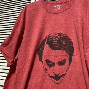 AGXJ 1スタ 赤 ムービー Tシャツ ジョーカー JORKER アメコミ 映画 - 90s 00s ビンテージ アメリカ 古着 ベール 卸 仕入れ