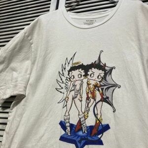 AGIM 1スタ 白 キャラ Tシャツ ベティ ベティブープ 天使 悪魔 - 90s 00s ビンテージ アメリカ 古着 ベール 卸 仕入れ