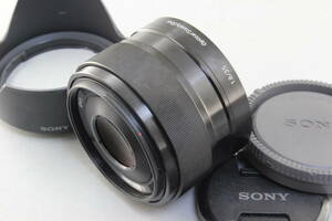 A (美品) SONY ソニー E 35mm F1.8 OSS ブラック SEL35F18 初期不良返品無料 領収書発行可能