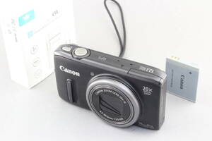 B+ (並品) Canon キヤノン PowerShot SX260 HS ブラック 初期不良返品無料 領収書発行可能